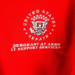 United States Senate Mens Small Polo‎ Shirt IT Support Moisture Wicking EXCELLEN
